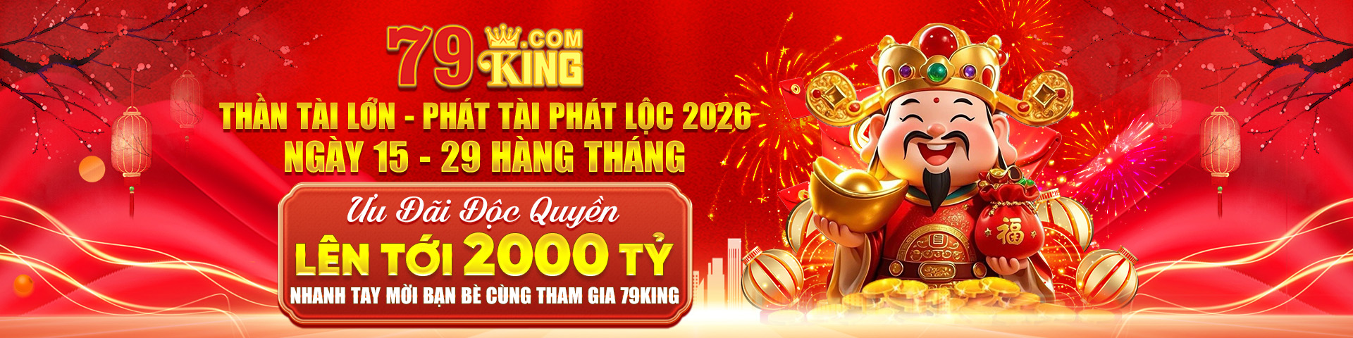 79King Thưởng Lớn Ngày Thần Tài Lên Đến 2000 Tỷ Đồng
